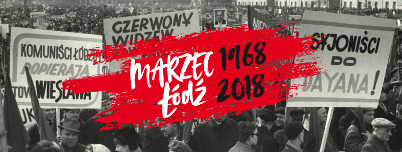 marzec 1968 lodz 2018 fej tlo