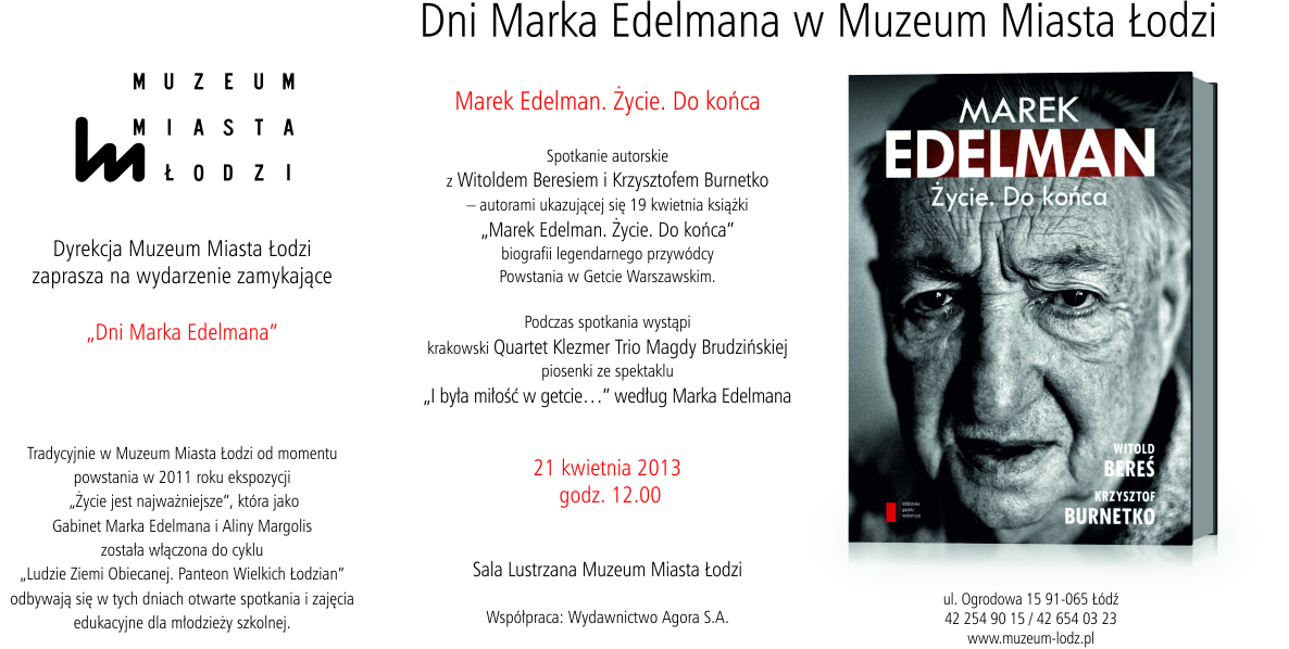 Marek Edelman. Życie. Do końca